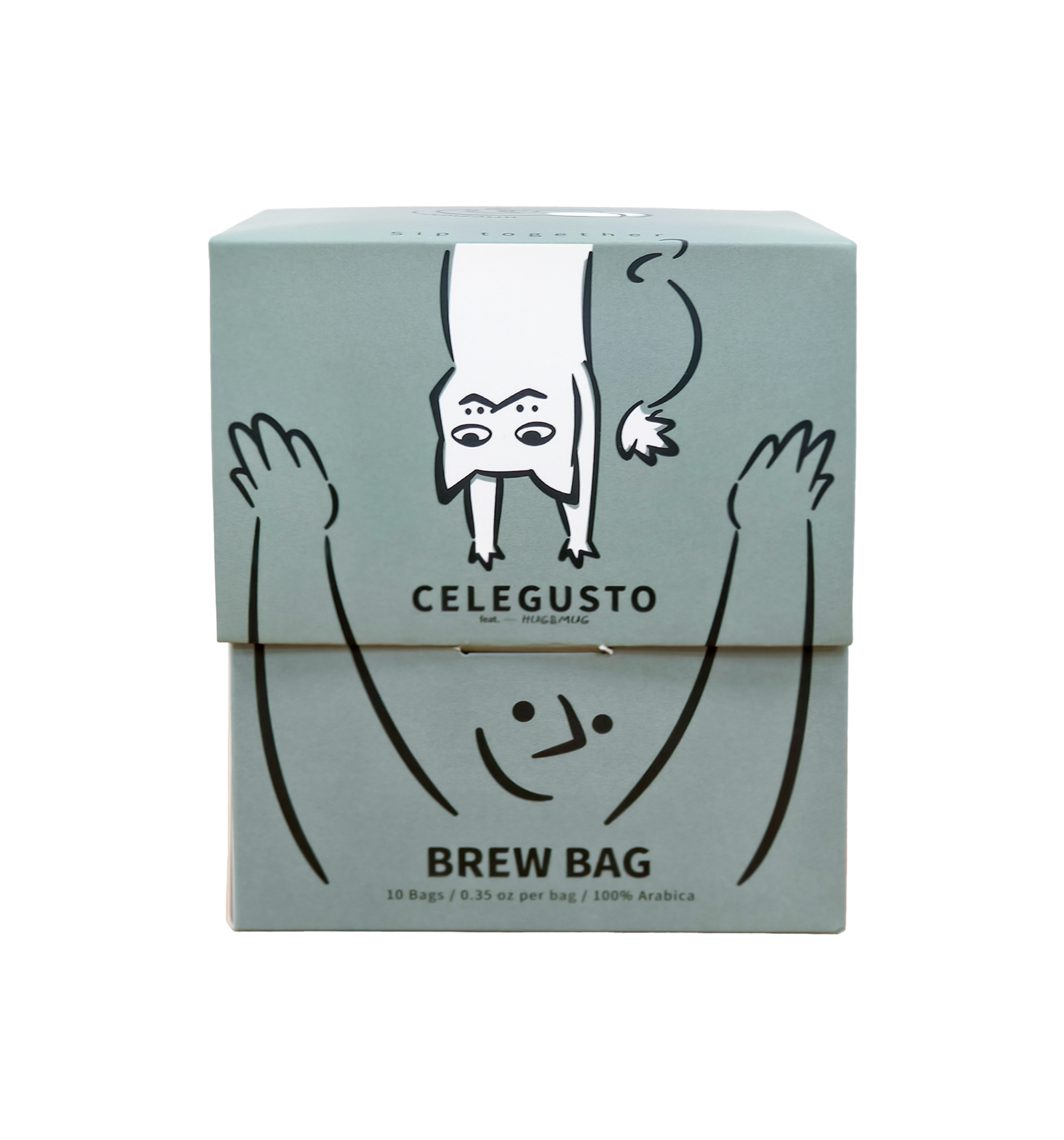 Hug&Mug Single-Serve Brew Coffee Bags –  Single-Origin Medium Roast Arabica Coffee